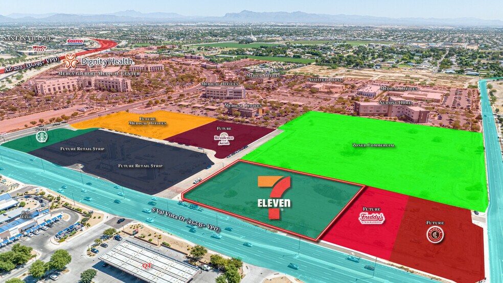 More Photos Of 3725 S Val Vista Dr, Gilbert Service Station For Sale