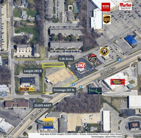 More Photos Of 2009 S Bend Ave, South Bend Freestanding For Lease