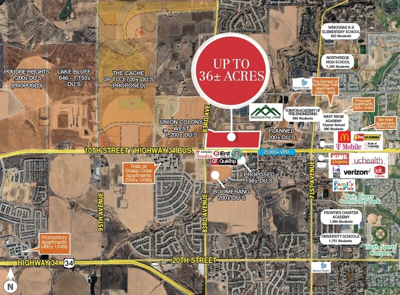 Primary Photo Of 8013 10th Street, Greeley Land For Sale