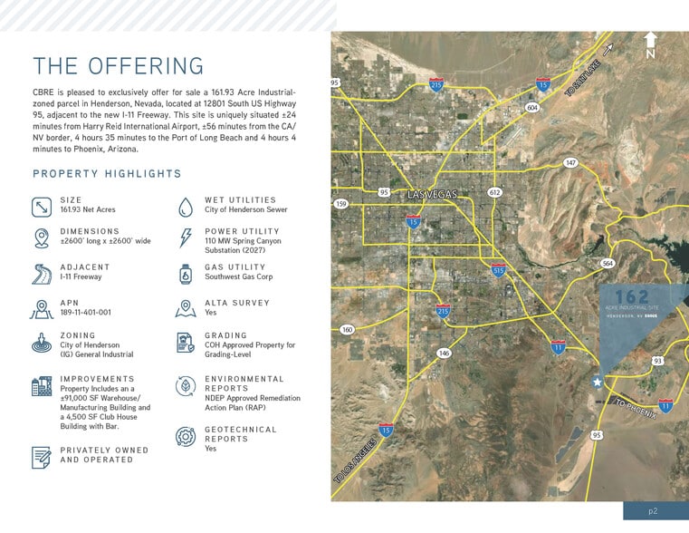 More Photos Of 12801 S US Hwy 95, Boulder City Land For Sale
