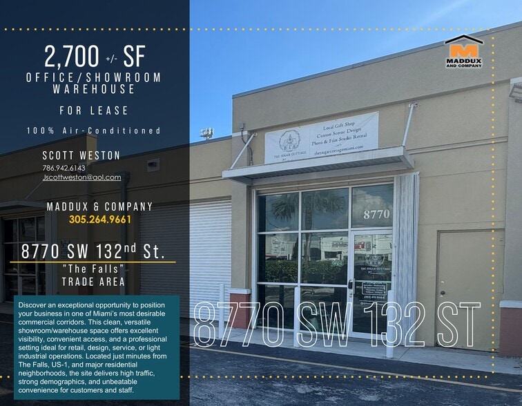Primary Photo Of 8740-8770 SW 132nd St, Miami Warehouse For Lease