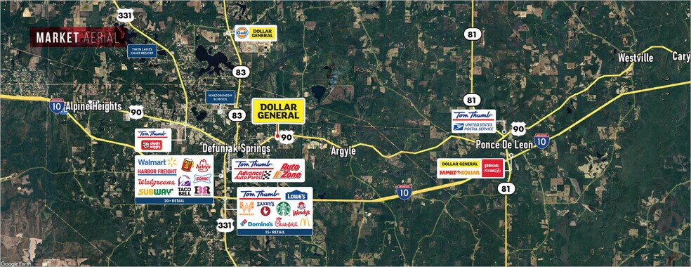 More Photos Of 2115 US Highway 90, Defuniak Springs Freestanding For Sale