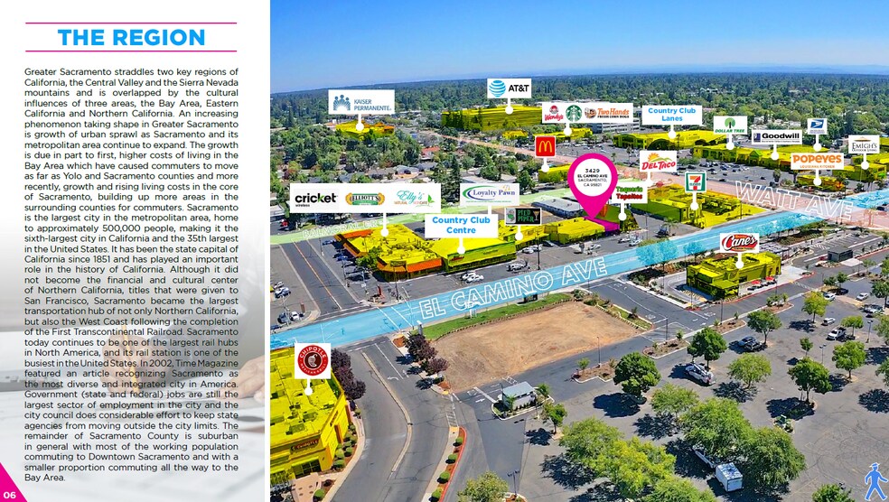 More Photos Of 3423-3429 El Camino Ave, Sacramento General Retail For Lease
