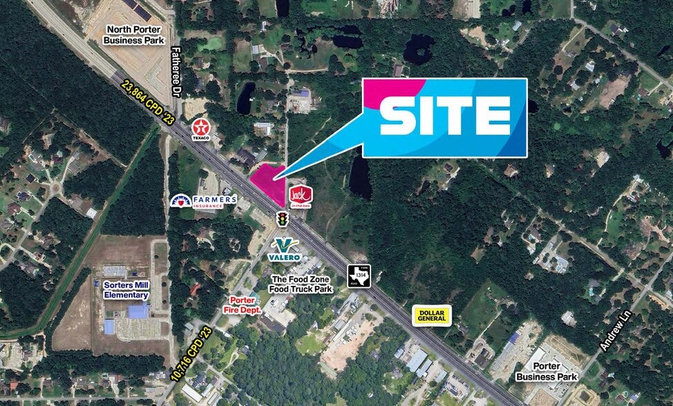 More Photos Of 23177 Fm-1314, Porter Land For Lease