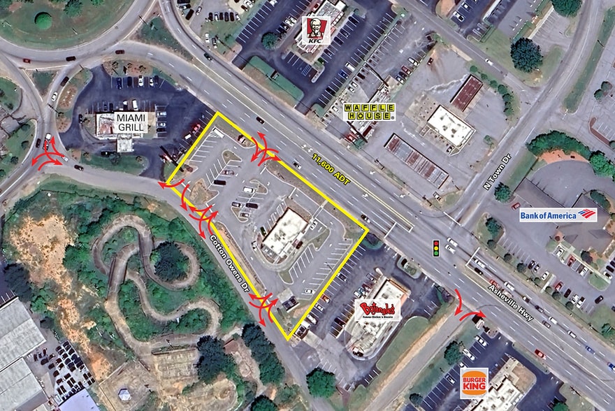 More Photos Of 1808 Asheville Hwy, Spartanburg Fast Food For Lease