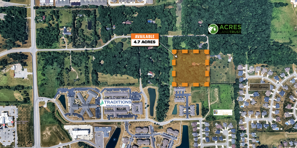 Primary Photo Of 11605 Fondwood Dr, Fort Wayne Land For Sale
