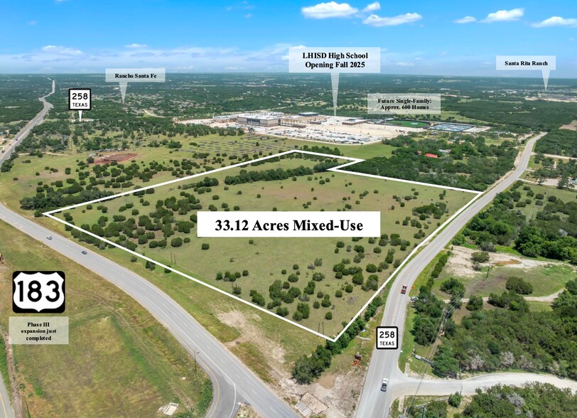 More Photos Of Hwy 183 & CR 258, Liberty Hill Land For Sale