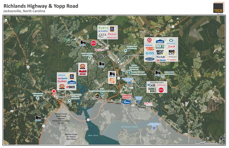 More Photos Of 2866-2940 Richlands Hwy, Jacksonville Land For Lease