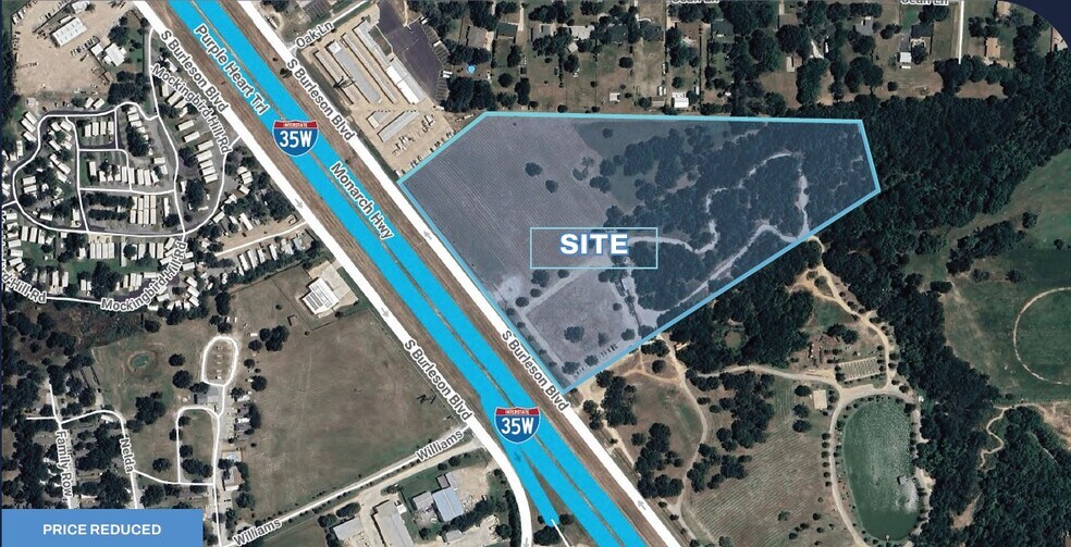 Primary Photo Of 2165 S Burleson Blvd, Burleson Land For Sale