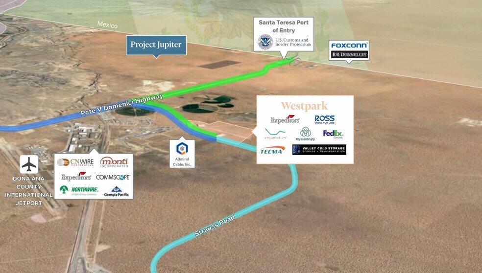 More Photos Of Industrial & Strauss Rd, Santa Teresa Industrial For Lease