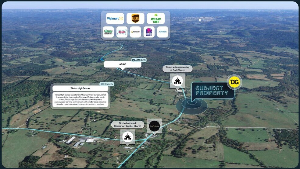 More Photos Of 7427 Highway 66, Timbo Storefront For Sale