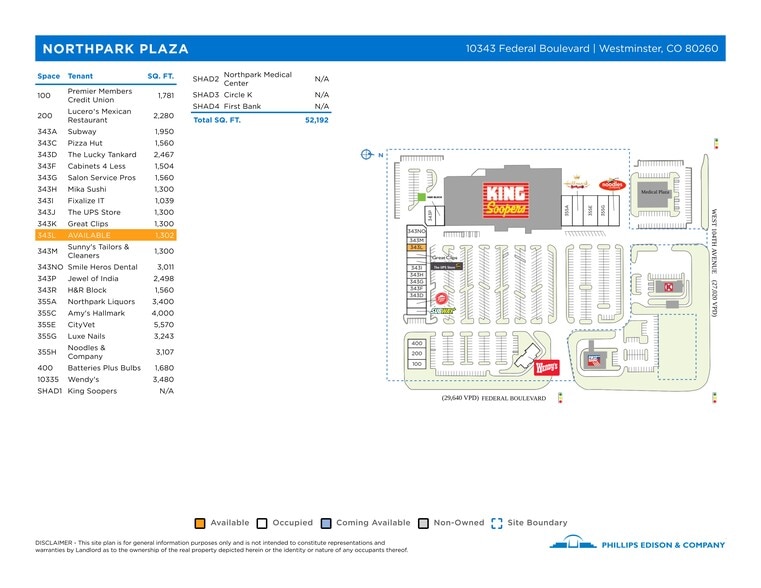 More Photos Of 10343 Federal Blvd, Westminster Storefront For Lease