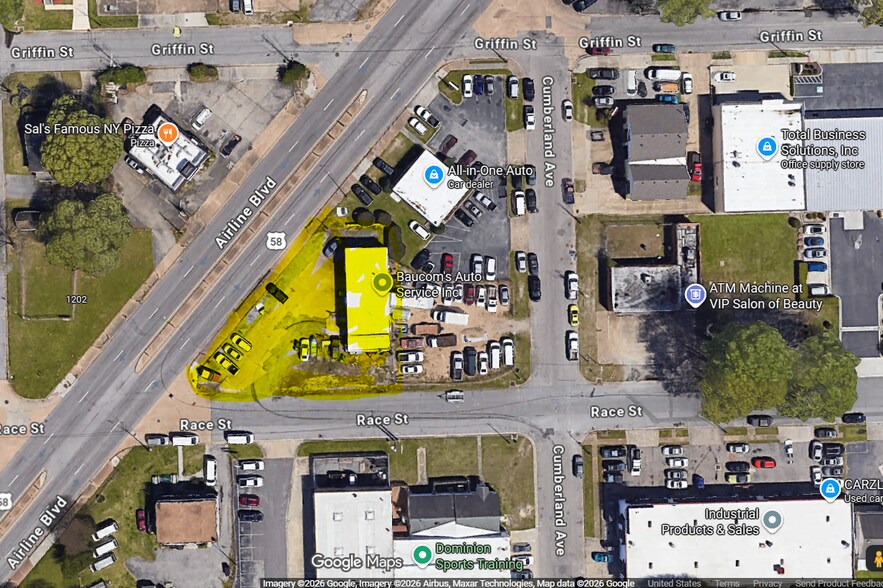 More Photos Of 1205 Airline Blvd, Portsmouth Auto Repair For Sale