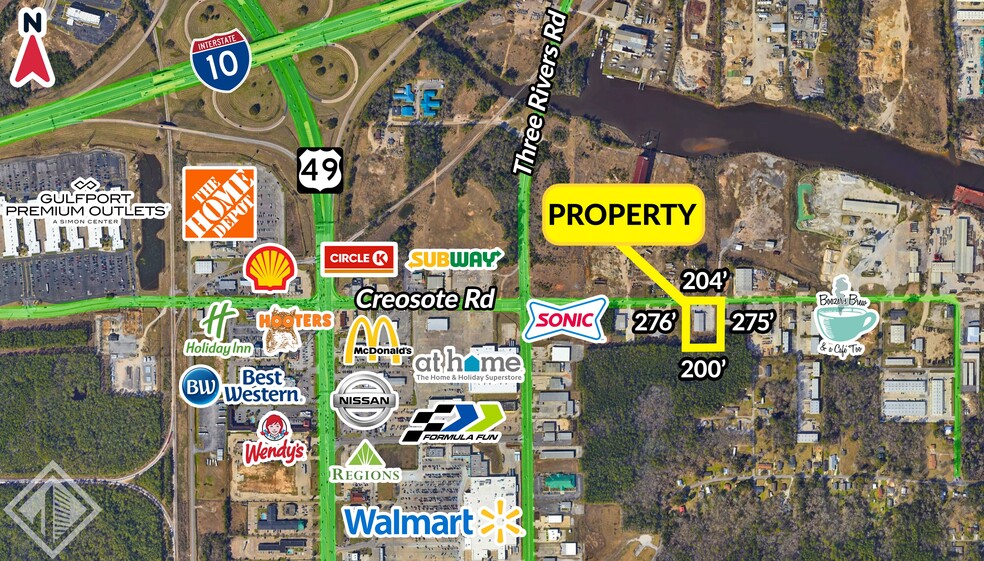 Primary Photo Of 14443 Creosote Rd, Gulfport Freestanding For Sale