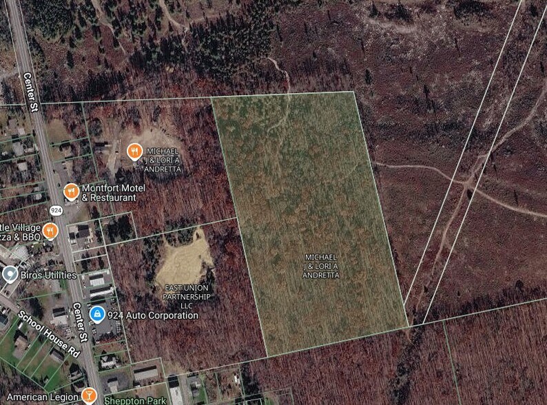 Primary Photo Of 982 Center (Rear) st, Sheppton Land For Sale