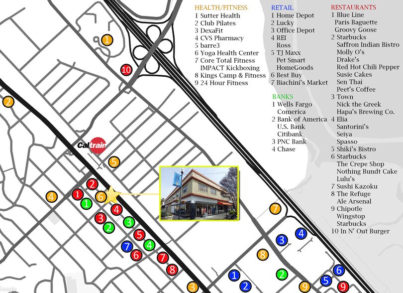 More Photos Of 701-705 Laurel St, San Carlos Storefront Retail Office For Sale