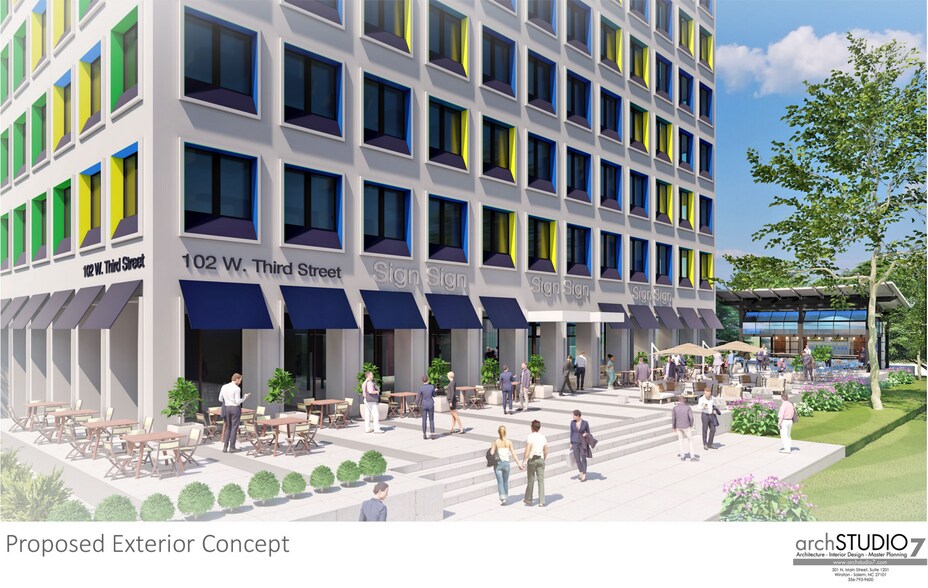 Primary Photo Of W 3rd St, Winston-Salem Office For Lease