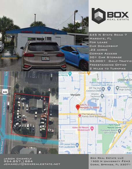 More Photos Of 645 N State Road 7, Margate Auto Dealership For Lease