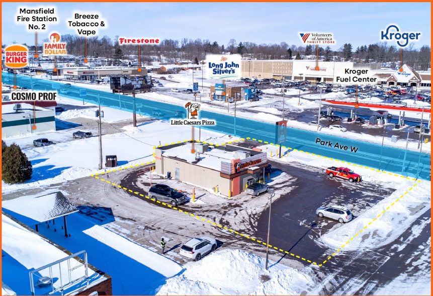 Primary Photo Of 1245 Park Ave W, Mansfield Fast Food For Sale