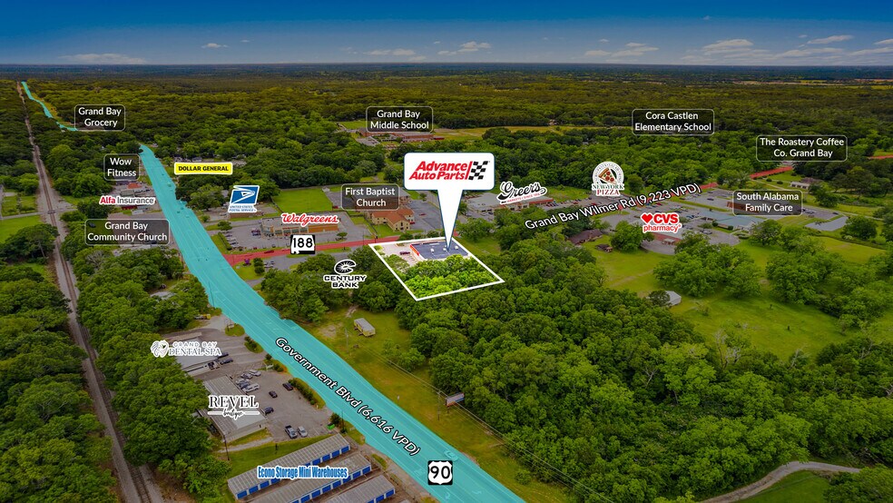 More Photos Of 10175 Grand Bay Wilmer Rd S, Grand Bay Freestanding For Sale