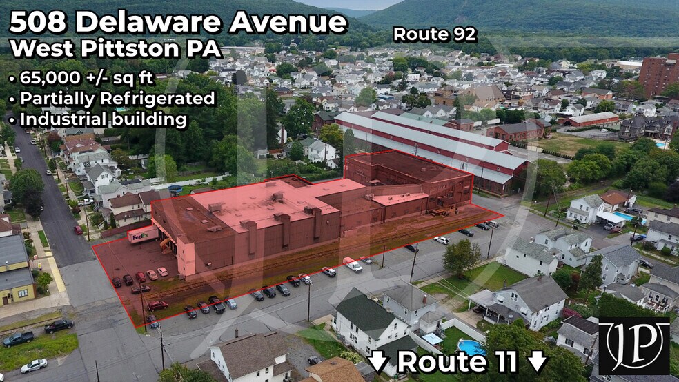 Primary Photo Of 508 Delaware Ave, West Pittston Warehouse For Sale