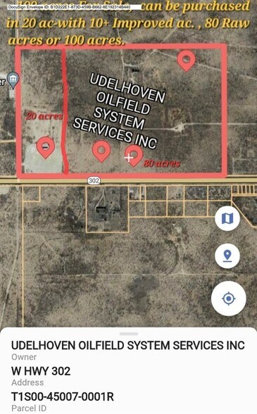 More Photos Of TBD W Hwy 302, Notrees Land For Sale