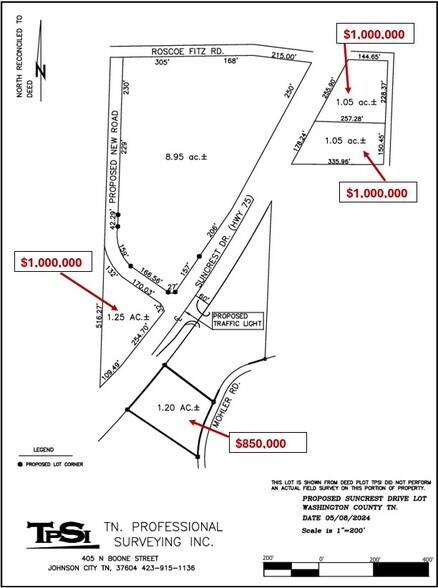 More Photos Of TBD TBD Suncrest Dr., Johnson City Land For Sale
