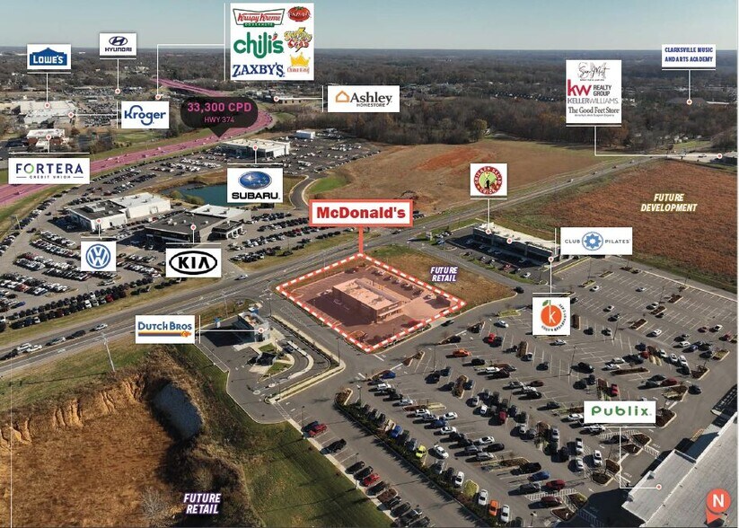 More Photos Of 2288 Trenton Rd, Clarksville Fast Food For Sale