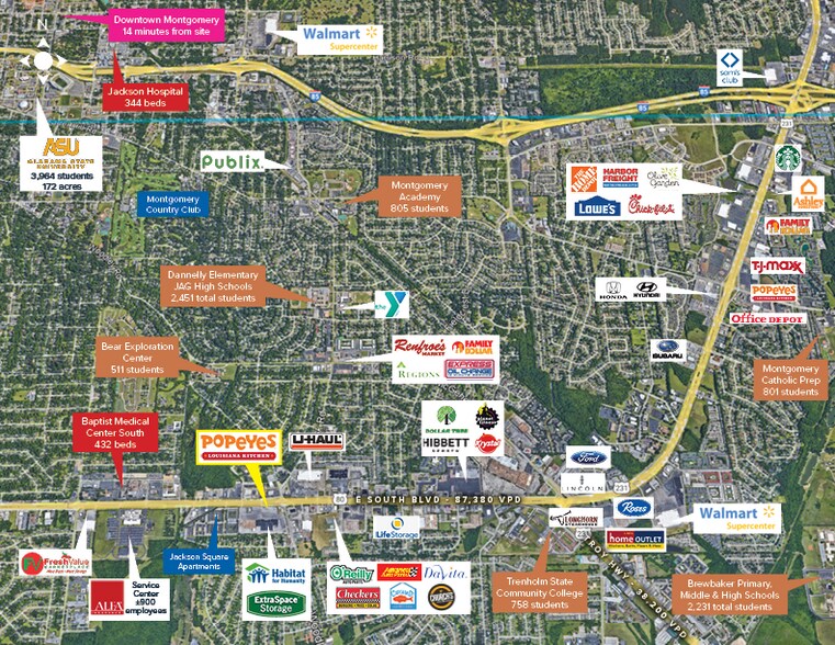 More Photos Of 2248 E South Blvd, Montgomery Fast Food For Sale
