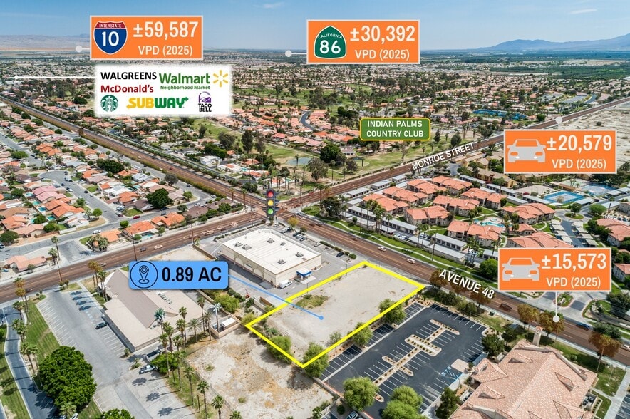 More Photos Of adj. to 47985 Monroe Street, Indio Land For Sale