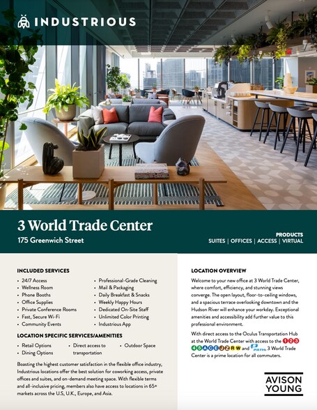 More Photos Of 175 Greenwich St, New York Coworking Space