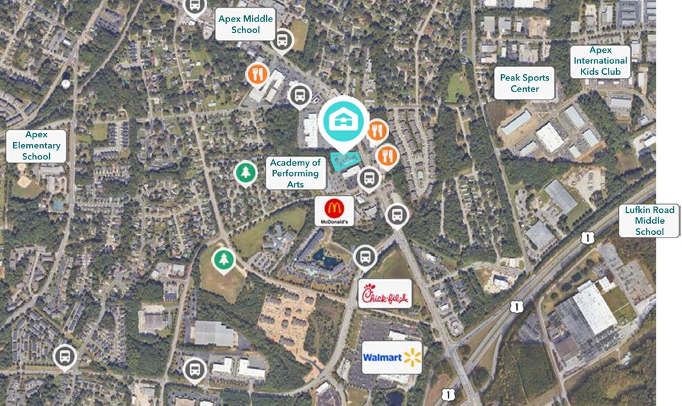 More Photos Of 900 E Williams St, Apex General Retail For Lease