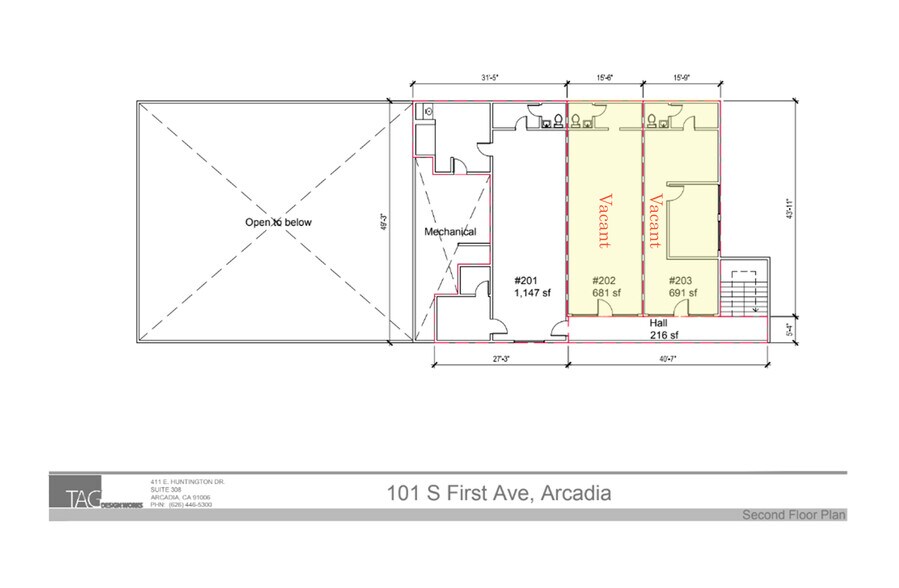 More Photos Of 101 S 1st Ave, Arcadia Storefront Retail Office For Lease