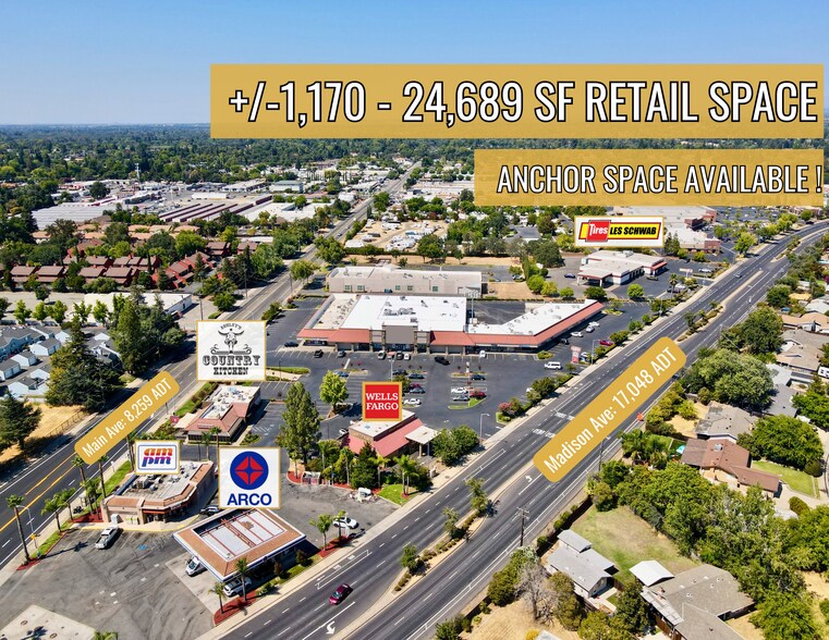 Primary Photo Of 9407-9417 Madison Ave, Orangevale Unknown For Lease