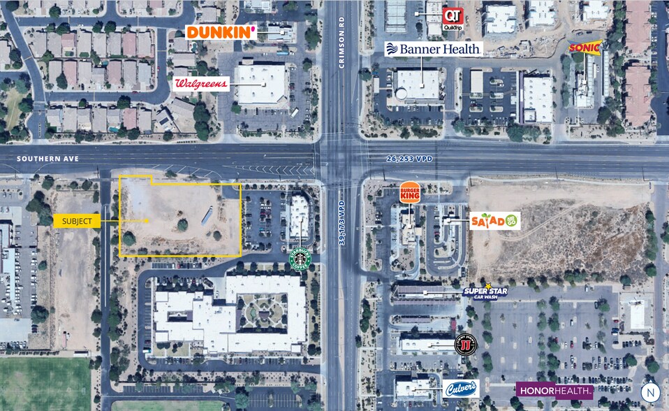 Primary Photo Of 9919 E Southern Ave, Mesa Land For Sale