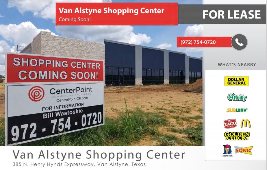 Primary Photo Of 385 N Henry Hynds Expy, Van Alstyne General Retail For Lease