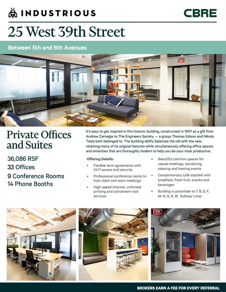 More Photos Of 25 W 39th St, New York Loft Creative Space For Lease