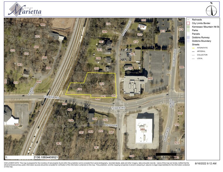 More Photos Of 410 Tower Road, Marietta Land For Sale