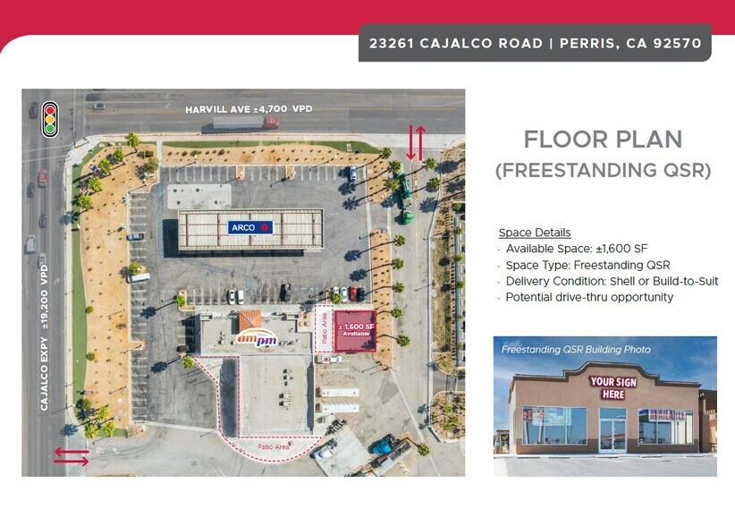 More Photos Of 23261 Cajalco Expy, Perris Unknown For Lease