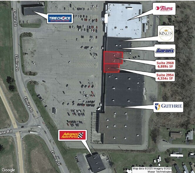 More Photos Of 2900-3014 Elmira St, Sayre Fast Food For Lease