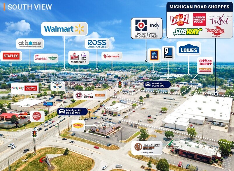 More Photos Of 8752 Michigan Rd, Indianapolis Department Store For Lease