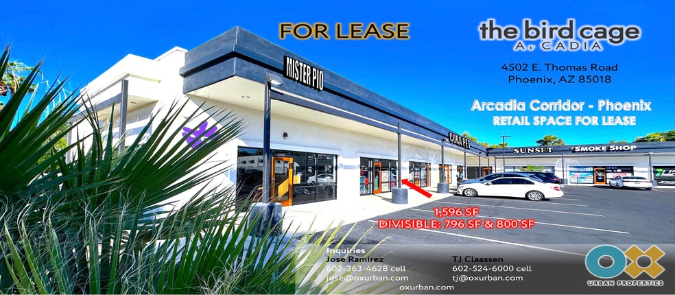 More Photos Of 4502-4528 E Thomas Rd, Phoenix Unknown For Lease