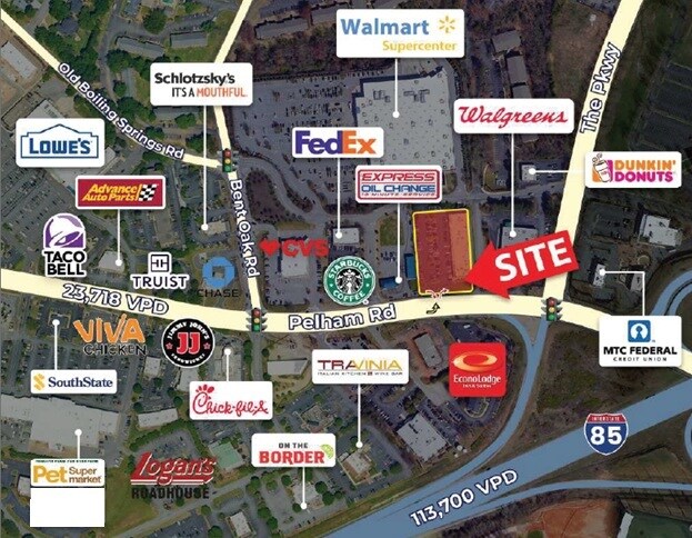 More Photos Of 3935 Pelham Rd, Greenville Storefront Retail Office For Lease