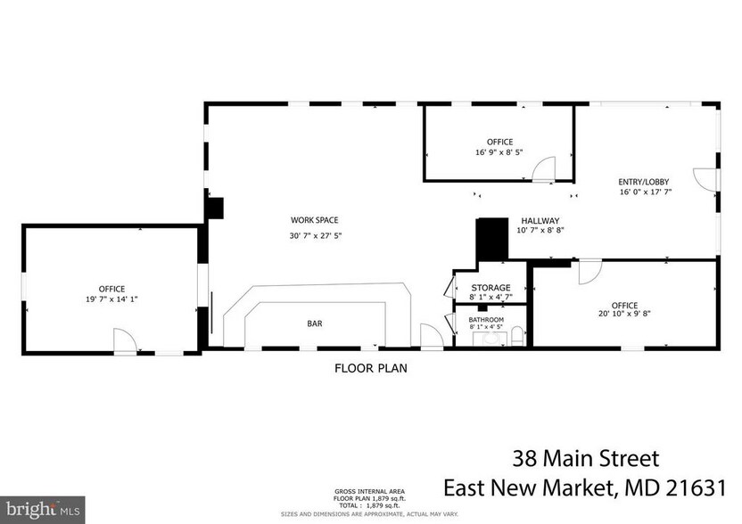 More Photos Of 38 Main St, East New Market Office For Lease