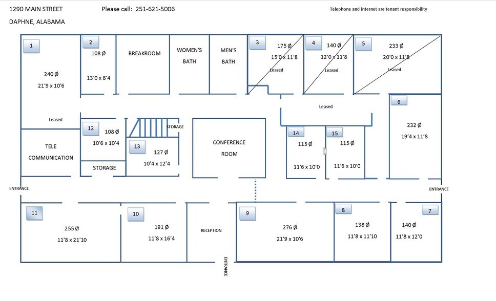 More Photos Of 1290 Main St, Daphne Office For Lease