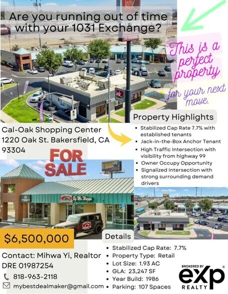 Primary Photo Of 1220 Oak St, Bakersfield Freestanding For Sale