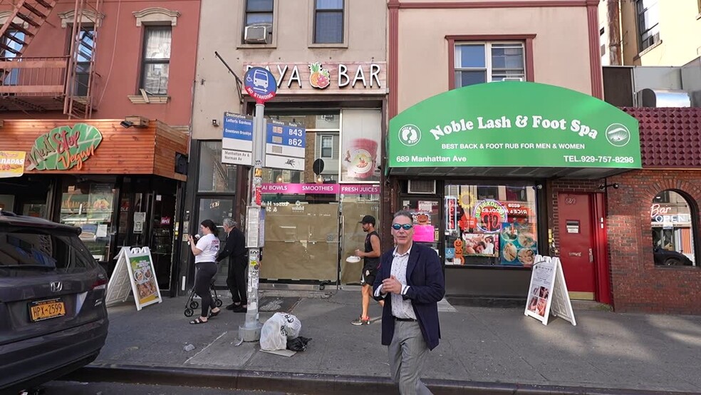 Primary Photo Of 687 Manhattan Ave, Brooklyn Storefront Retail Residential For Lease