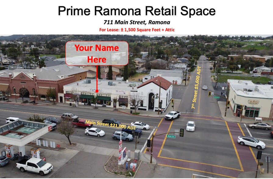 Primary Photo Of 701-713 Main St, Ramona Storefront For Lease