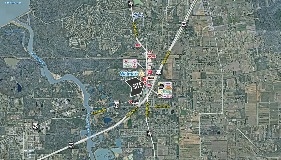 More Photos Of 14029-14095 Farm to Market 2100, Crosby Land For Lease
