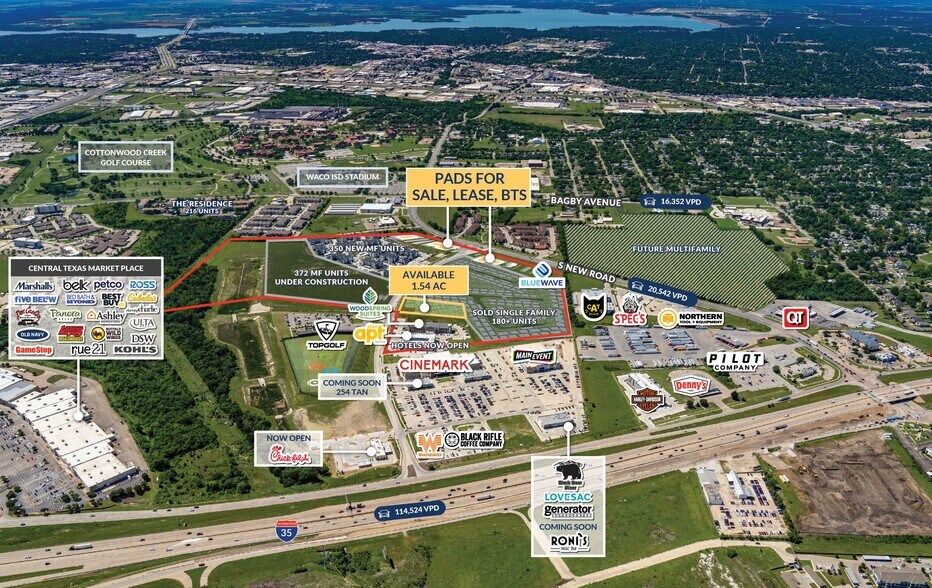 More Photos Of NWQ of I-35 S. and W. Loop 340/Highway 6, Waco Land For Sale
